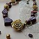 Order Beads for girls 'Coffee chocolate'. inspiration. Livemaster. . Beads2 Фото №3