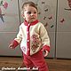 Костюм детский из мериносовой шерсти Цветы для малышки. Комплекты одежды для малышей. Студия вязания детям st. knitted kid. Ярмарка Мастеров.  Фото №6
