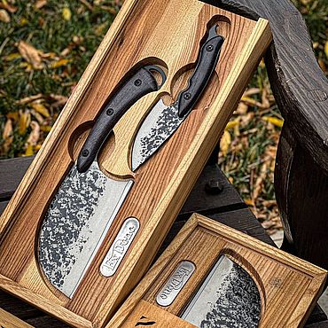Ножи-тяпки в Москве – Купить тяпку ручной работы для рубки мяса в кузнице Таежный нож
