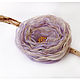 Fabric flowers, a brooch made of fabric 'Nebula'. Brooches. Valerunka. Online shopping on My Livemaster.  Фото №2