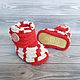 Children's shoes: plush knitted boots for children, 12 cm on the foot, Footwear for childrens, Irkutsk,  Фото №1