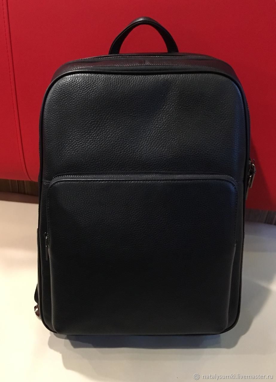 Мужской рюкзак кожаный 2 отдела купить в интернет-магазине Ярмарка ...