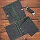 Order Travel genuine leather accessories set. frame-work. Livemaster. . Wallets Фото №3