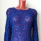 Dress 'Magic night' blue. Dresses. NATI. Online shopping on My Livemaster.  Фото №2