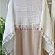 Crochet Wedding Stole with Colored Border, Capes, St. Petersburg,  Фото №1