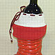 Santa Claus decorative gift sock. Packing box. vyazalnaya-korzinka. Online shopping on My Livemaster.  Фото №2