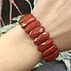 Bracelet made of natural red Jasper with a cut. Bead bracelet. naturalkavni. Online shopping on My Livemaster.  Фото №2