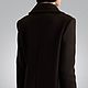 Черное классическое пальто. Пальто. Одежда RADLES. Интернет-магазин Ярмарка Мастеров.  Фото №2