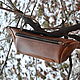 Leather Banana Waist Bag. Waist Bag. crecca. Online shopping on My Livemaster.  Фото №2