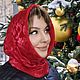 Шалетта "Скарлет" теплая шапка-капор на зиму или осень. Капоры. Шалетта (shapkaplatok). Ярмарка Мастеров.  Фото №4