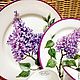 Order Painted porcelain tea Set lilac purple. ArtFlera (artflera). Livemaster. . Tea & Coffee Sets Фото №3