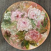 Картины и панно handmade. Livemaster - original item Pictures: Oil painting Bouquet of roses for your beloved. Handmade.