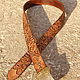 Men's leather belt 'Classic' brown, Straps, Krasnodar,  Фото №1