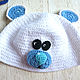 Заказать Шапочка "Мишка". Ирина Кислицына (crochet-irina). Ярмарка Мастеров. . Шапки Фото №3
