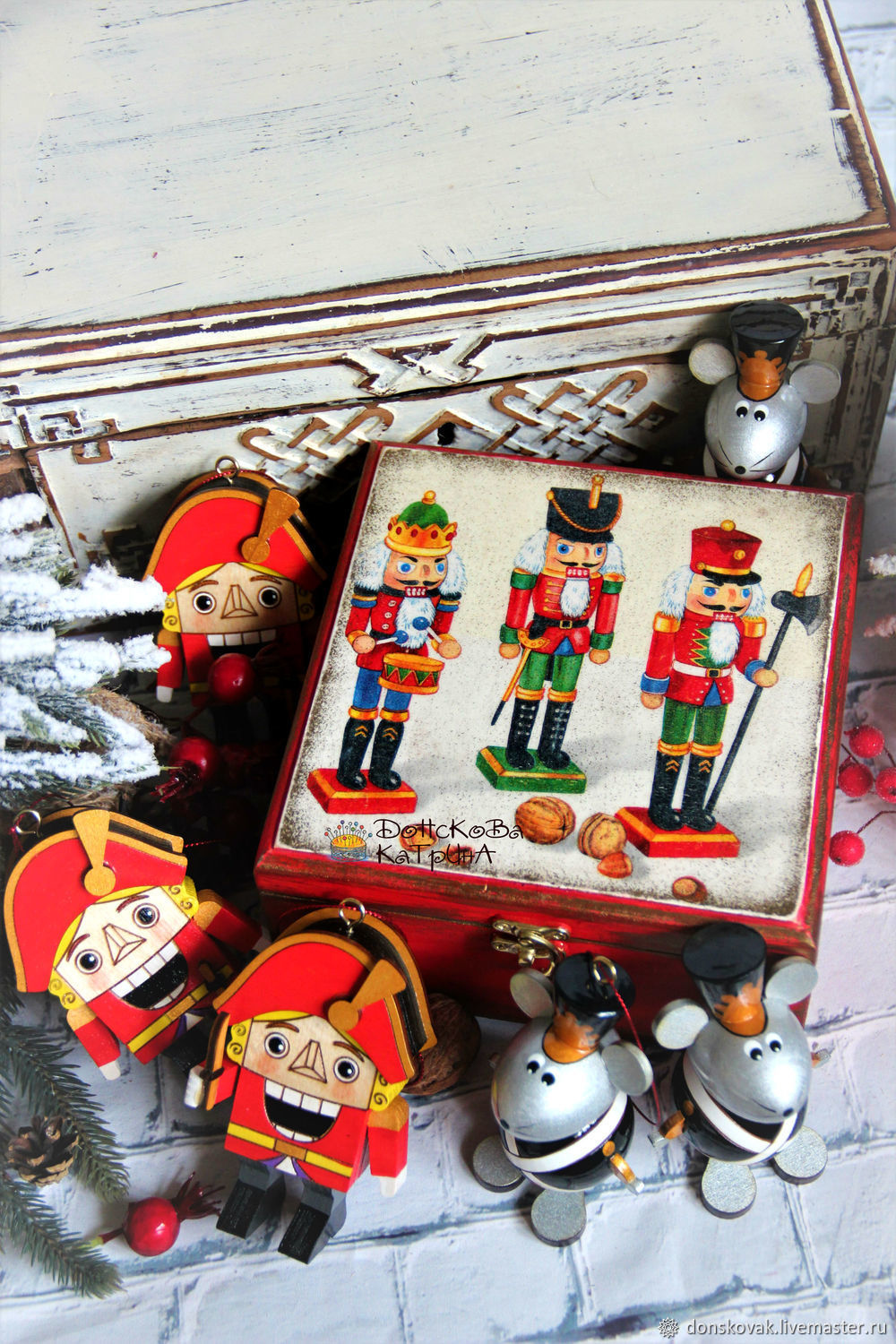 елочные игрушки щелкунчик и мышиный король. набор щелкунчик и мышиный король. набор игрушек щелкунчик и мышиный король. набор щелкунчик и мышиный король. щелкунчик лошадка мышиный король маша.