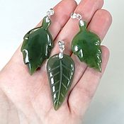 Украшения handmade. Livemaster - original item Pendants of jade. Handmade.