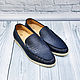 Men's loafers made of genuine crocodile leather, premium model!, Loafers, St. Petersburg,  Фото №1