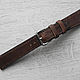 Leather watchband 20mm brown. Watch Straps. LadO Watch Straps (novgorodsky). Online shopping on My Livemaster.  Фото №2