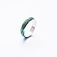 Order Silver ring with green color enamel 18 mm. Di J (Dial). Livemaster. . Rings Фото №3
