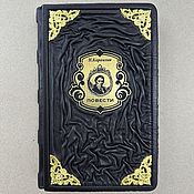 Сувениры и подарки handmade. Livemaster - original item Gift books: Nikolay Karamzin. Novellas (gift leather book). Handmade.