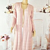 Одежда handmade. Livemaster - original item Knitted cardigan,size ,46-50,cotton.. Handmade.