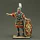Tin soldier 54 mm. in the painting. Ancient Rome. Roman Officer, Model, St. Petersburg,  Фото №1