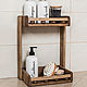 Order Bookcase made of oak with curly elements. Foksvudrus. Livemaster. . Shelves Фото №3