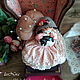 Куколка с кошечкой. Half doll. Комодик, игольница. Интерьерная кукла. Леонора Глущенко | игрушки и декор. Ярмарка Мастеров.  Фото №4
