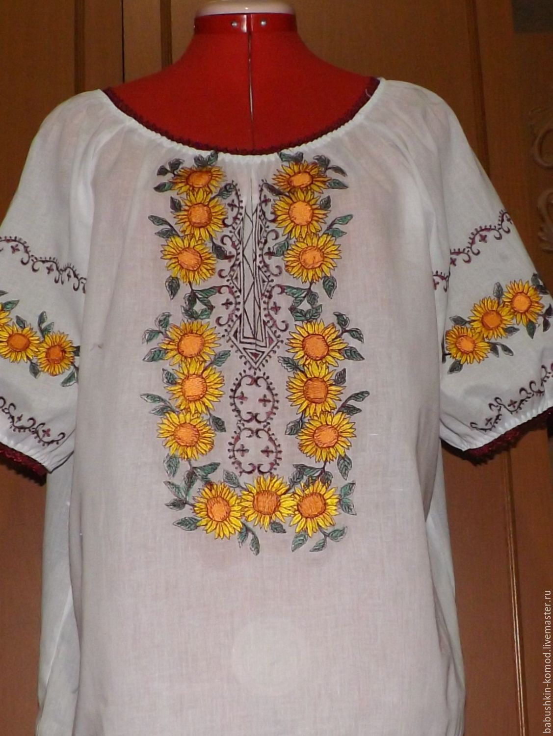 Women's embroidery-ZhR3-49, Blouses, Temryuk,  Фото №1
