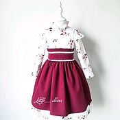 Платье: Комплект "Карамель" цветочные мечты