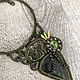 Necklace Shadows of the ancient world Necklace with natural stones. Necklace. biser-Mily. My Livemaster. Фото №4