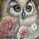 Сумочка через плечо: Совёнок в цветах. Сумка через плечо. FoxyTales. Интернет-магазин Ярмарка Мастеров.  Фото №2