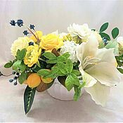 Цветы и флористика handmade. Livemaster - original item Interior composition in a planter 