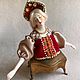 Заказать Паричковая half doll в русском стиле Краса. Таша и ее Крылатый зай. Ярмарка Мастеров. . Интерьерная кукла Фото №3