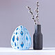 Order Ceramic egg (blue). Hill & Mill. Livemaster. . Eggs Фото №3