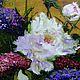 Painting Bouquet with white peonies. Decorated. Pictures. Paint with Love (lotmarket). Online shopping on My Livemaster.  Фото №2