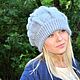 Gorra de merino y de cabra pelusa. Caps. Olga Lado. Ярмарка Мастеров.  Фото №4