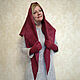 Order  kerchief and mittens made of Pomegranate wool. Olgaorel57. Livemaster. . Kerchiefs Фото №3