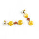 Yellow onyx earrings, aventurine earrings, brown earrings. Earrings. Irina Moro. My Livemaster. Фото №6