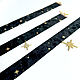 Black velvet choker with stars of 3 designs; velvet. Chokers. White Book. Online shopping on My Livemaster.  Фото №2