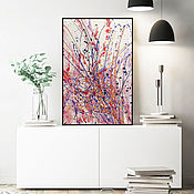 Marmore painting abstract contemporary painting in living room painting