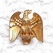 Винтаж handmade. Livemaster - original item American eagle brooch, VANS AUTHENTICS, USA, ,40s, bird, birds. Handmade.