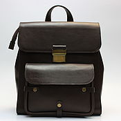Men's bag: leather briefcase bag