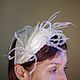 Wedding hat 'Drop' ivory color. Sombreros de la boda. Felt Hats Shop. My Livemaster. Фото №5