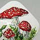 Order Brooch-pin with the painting ' fly Agaric'. Angel Art&Design. Livemaster. . Brooches Фото №3