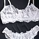 White lingerie set. Underwear sets. natali-lingerie. Online shopping on My Livemaster.  Фото №2