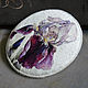  " Portrait de Fleur". Брошь-булавка. EmbroideryART (vasilevamaria). Ярмарка Мастеров.  Фото №4