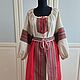 Slavic linen dress with poneva set. Dresses. Kupava - ethno/boho. Online shopping on My Livemaster.  Фото №2