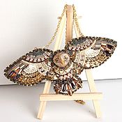 Украшения handmade. Livemaster - original item Flying Owl Necklace. Handmade.