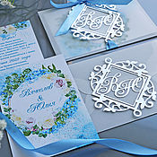 Свадебный салон handmade. Livemaster - original item Wedding invitations: Hydrangea!. Handmade.